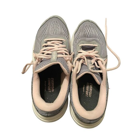 ASICS Women's Pink & Gray Lace-Up Gel Contend 7 Running Shoes Size 9.5 - Picture 3 of 15
